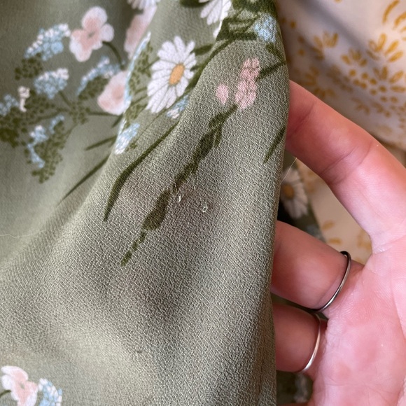 Reformation Green Floral Midi Dress - Picture 5 of 5